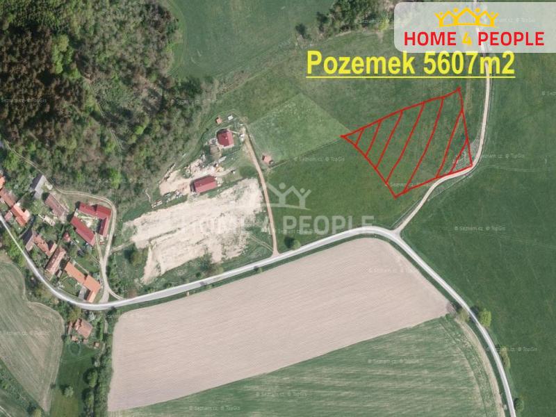 Prodej pozemku, Pro bydlení, 5607 m<sup>2</sup>