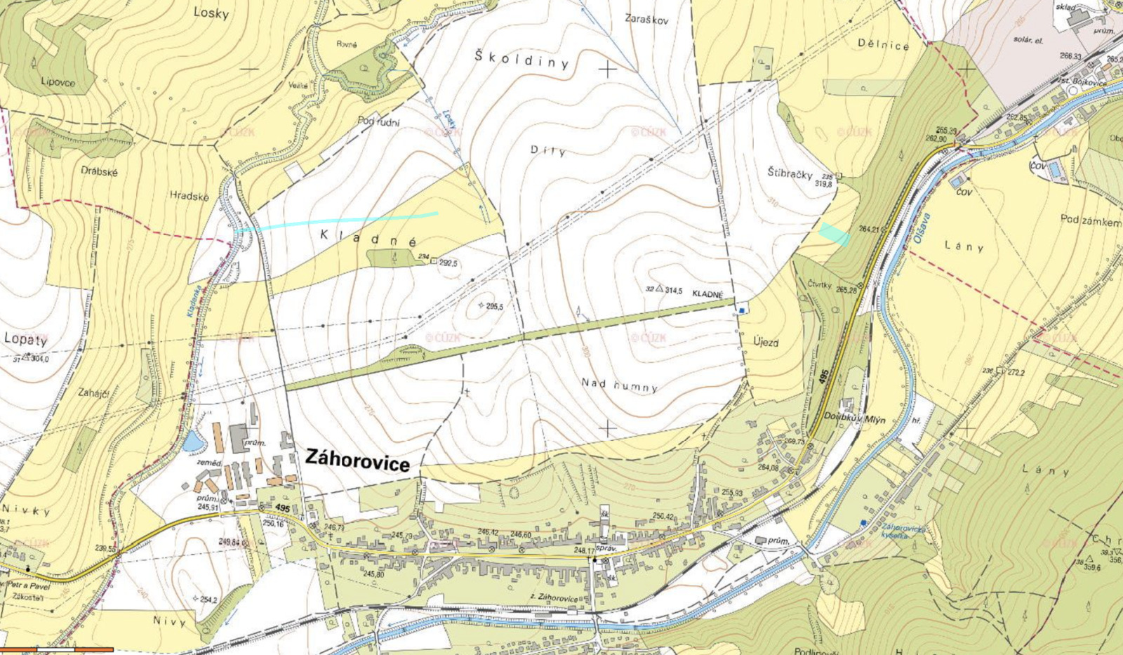 Prodej pozemku, Zemědělská půda, 6961 m<sup>2</sup>