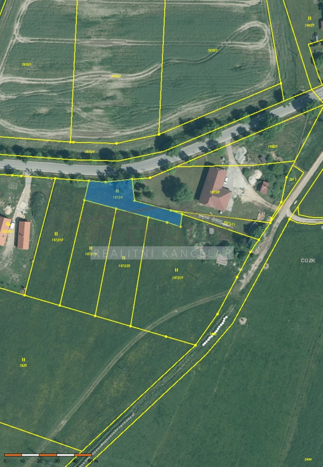 Prodej pozemku, Pro bydlení, 3468 m<sup>2</sup>