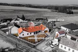dům a garáž